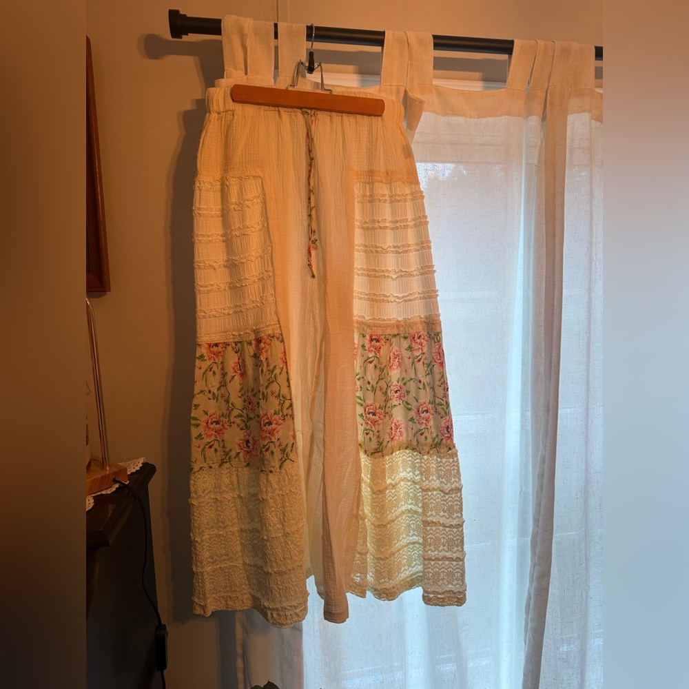 Floral Patchwork POL pants